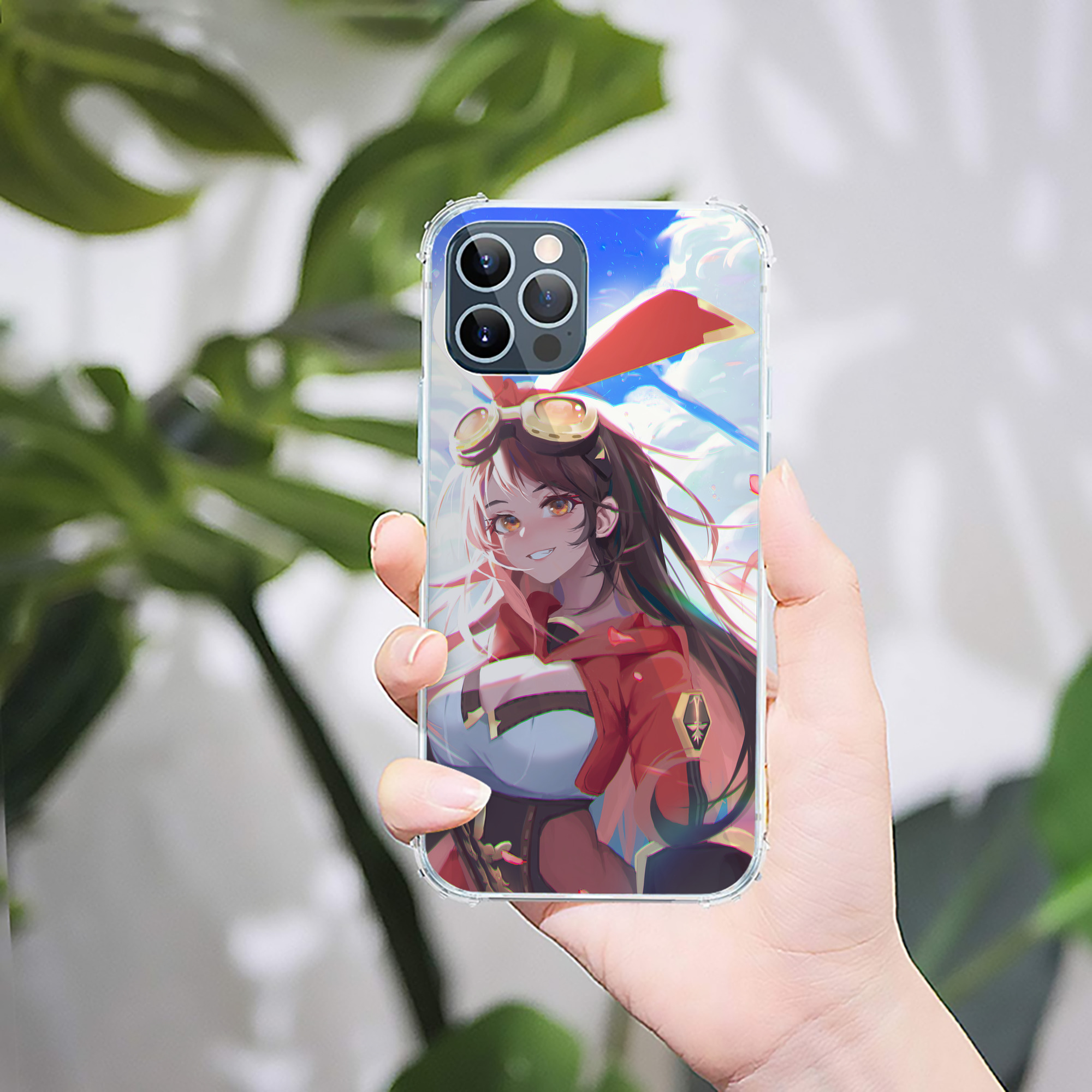 げんし神 genshin 【iPhone 12シリーズ対応】透明スマホケース（クリアソフトケース）